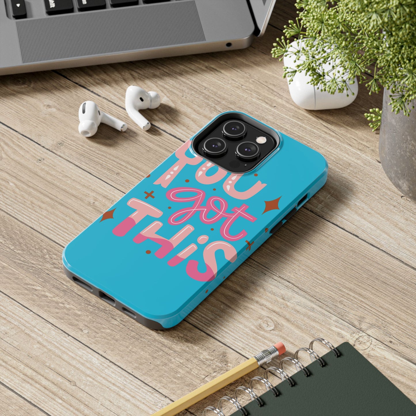 Motivational Phone Cases - You Got This, Cute Phone Covers, Inspirational Gifts, Colorful Tech Accessories, Affirmation Merchandise