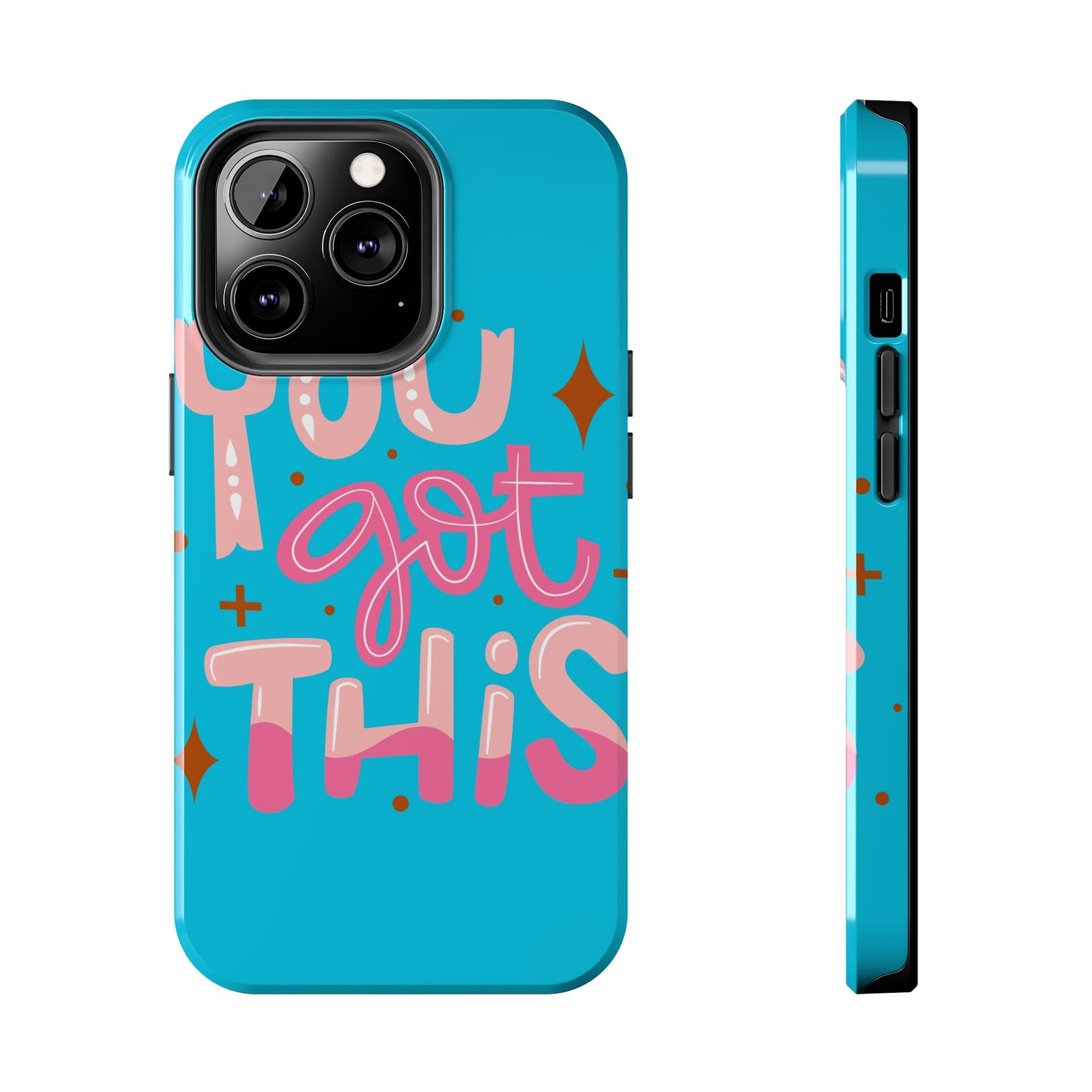 Motivational Phone Cases - You Got This, Cute Phone Covers, Inspirational Gifts, Colorful Tech Accessories, Affirmation Merchandise