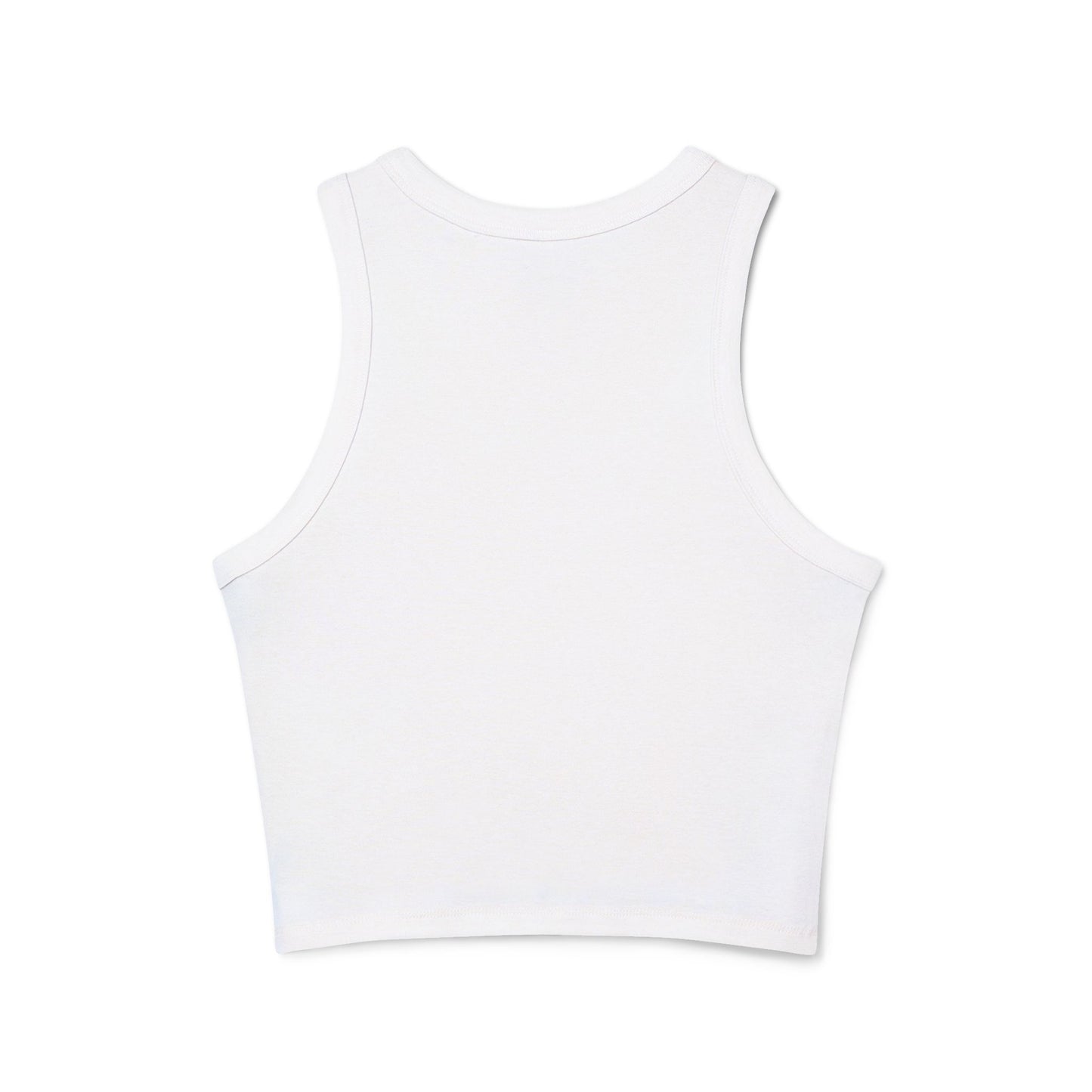 Luster Butterfly Racer Tank, Stylish Women's Crop Top, Summer Tank, Festival Wear, Casual Tank for Every Occasion