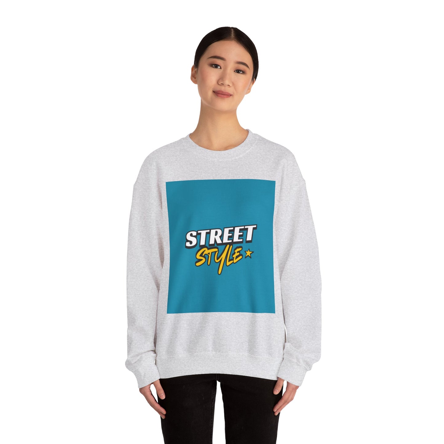 Street Style Unisex Crewneck Sweatshirt - Casual Wear, Streetwear Fashion, Gift for Him/Her, Fall/Winter Style, Trendy Apparel
