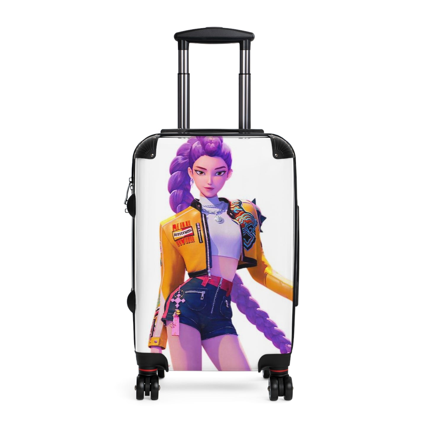 Stylish Rolling Suitcase for Travel, Trendy Luggage, Perfect for Adventurers, Personalized Vacation Gear, Unique Gift for Adventurers