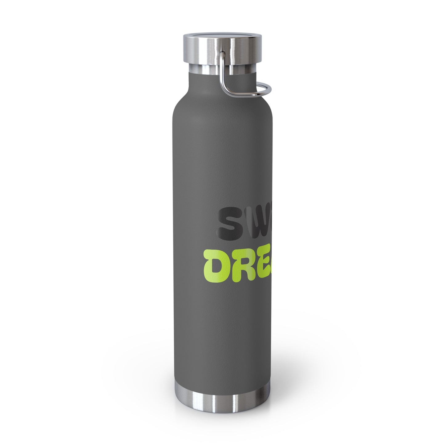 Sweet Dreams Insulated Water Bottle, 22oz Copper Flask, Travel Mug, Unique Gift, Fitness Accessory, Eco-Friendly Water Bottle