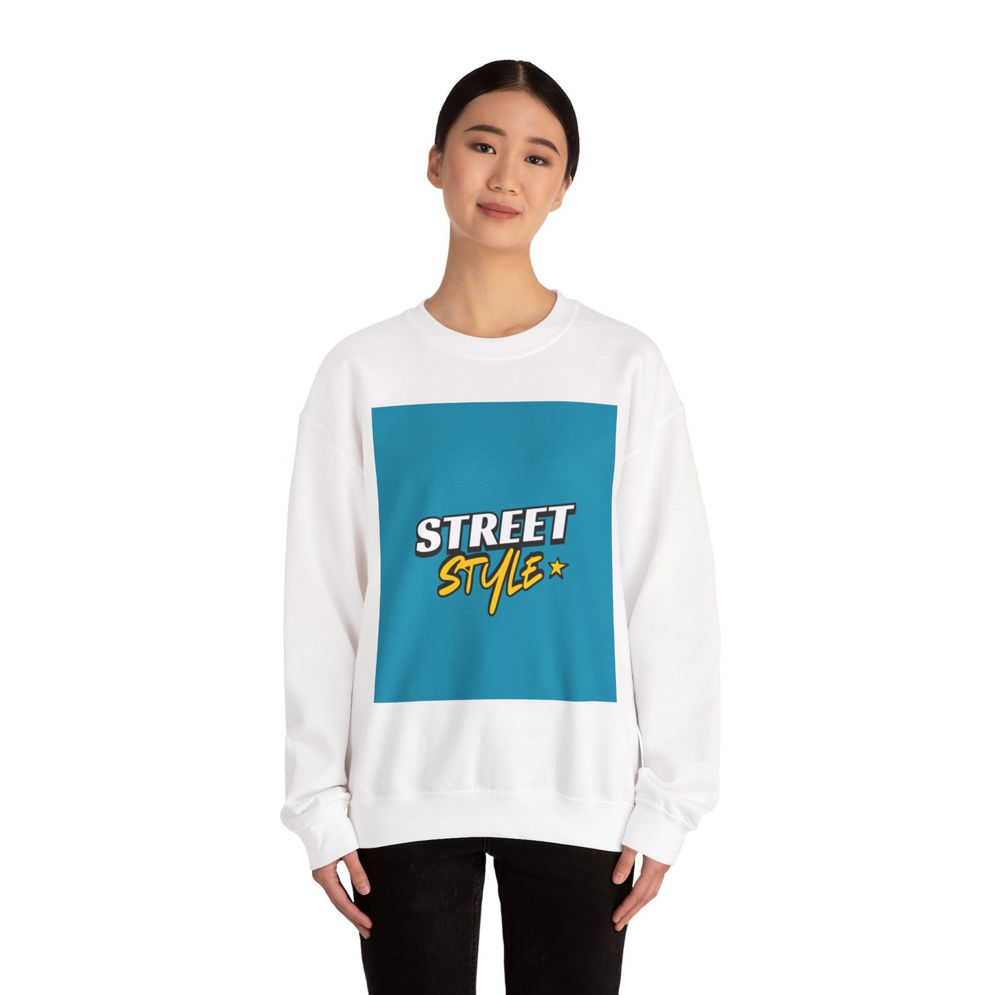 Street Style Unisex Crewneck Sweatshirt - Casual Wear, Streetwear Fashion, Gift for Him/Her, Fall/Winter Style, Trendy Apparel