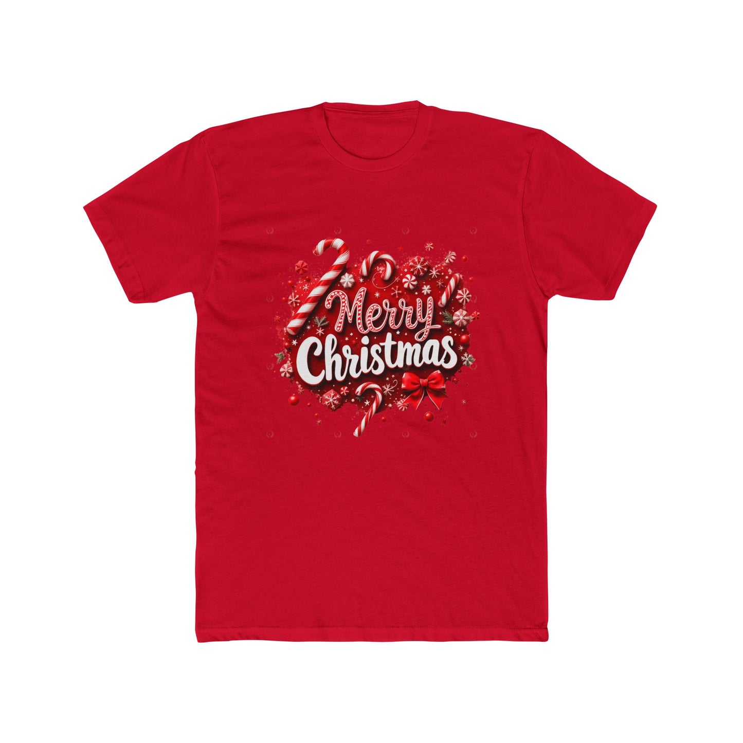 Merry Christmas Candy Cane Holiday T-Shirt