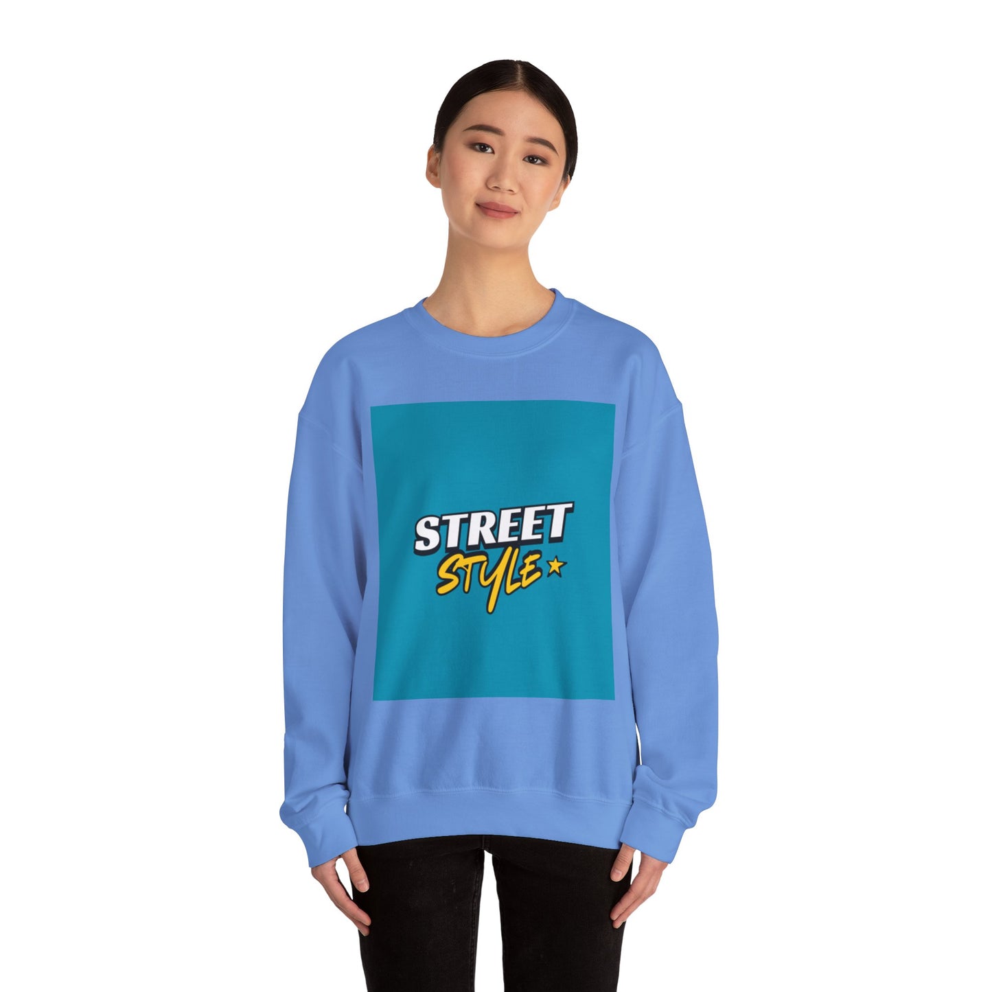 Street Style Unisex Crewneck Sweatshirt - Casual Wear, Streetwear Fashion, Gift for Him/Her, Fall/Winter Style, Trendy Apparel