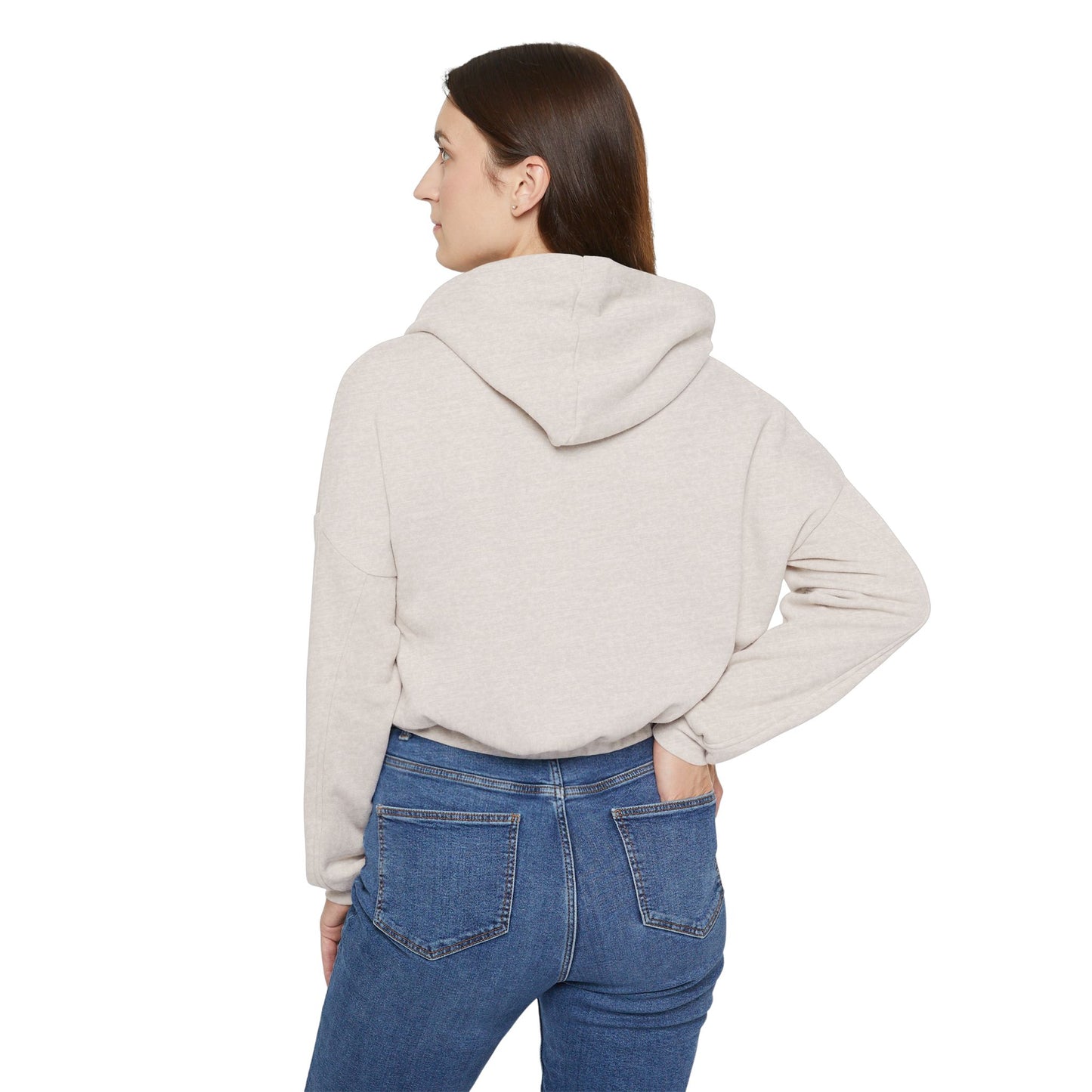 Stylish Women's Cinched Bottom Hoodie, Trendy Streetwear, Casual Outfit, Everyday Comfort, Unique Gift Idea