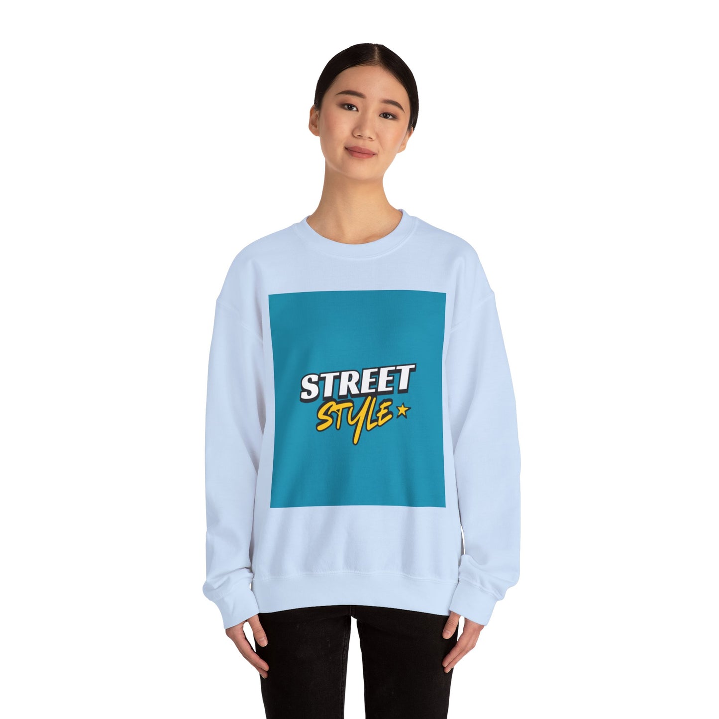 Street Style Unisex Crewneck Sweatshirt - Casual Wear, Streetwear Fashion, Gift for Him/Her, Fall/Winter Style, Trendy Apparel