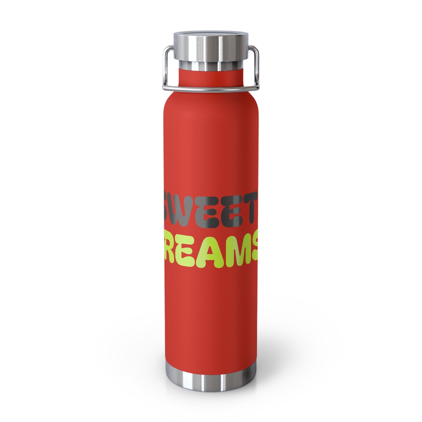 Sweet Dreams Insulated Water Bottle, 22oz Copper Flask, Travel Mug, Unique Gift, Fitness Accessory, Eco-Friendly Water Bottle