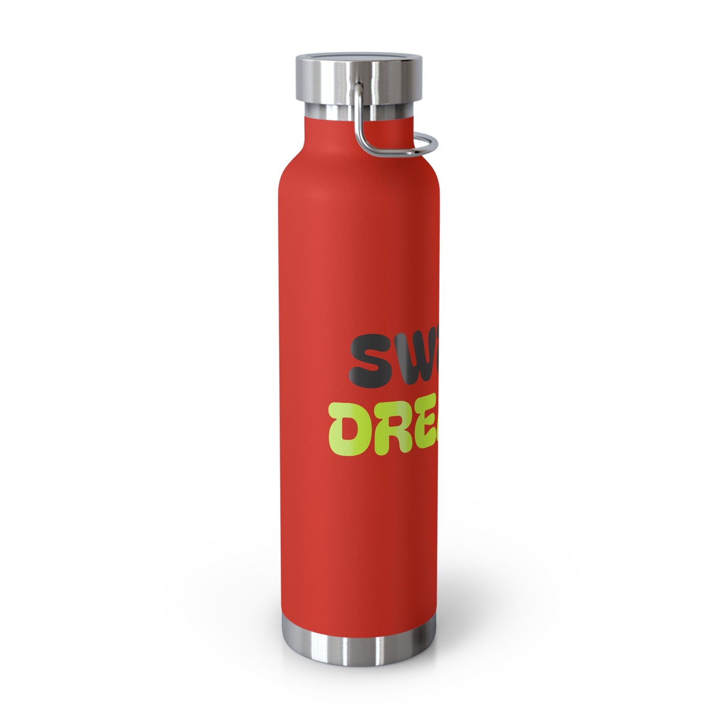 Sweet Dreams Insulated Water Bottle, 22oz Copper Flask, Travel Mug, Unique Gift, Fitness Accessory, Eco-Friendly Water Bottle