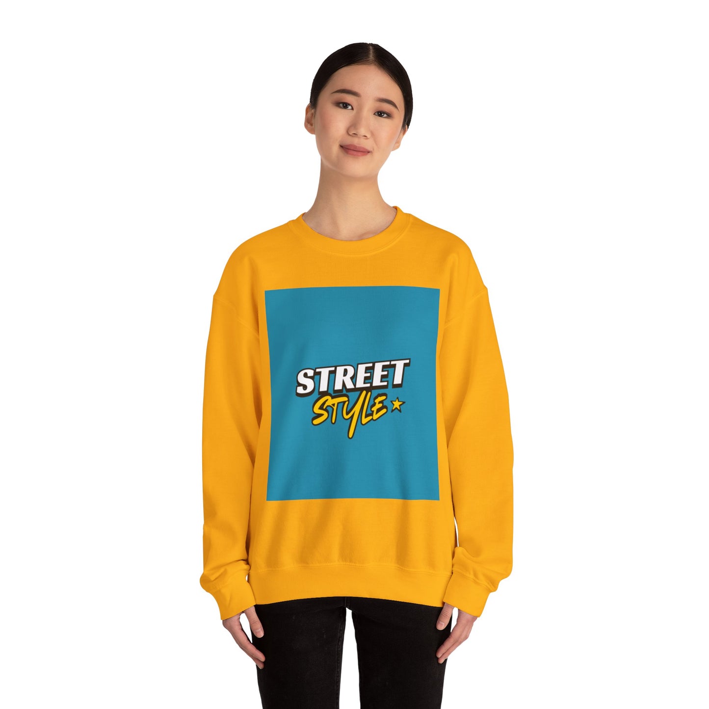 Street Style Unisex Crewneck Sweatshirt - Casual Wear, Streetwear Fashion, Gift for Him/Her, Fall/Winter Style, Trendy Apparel