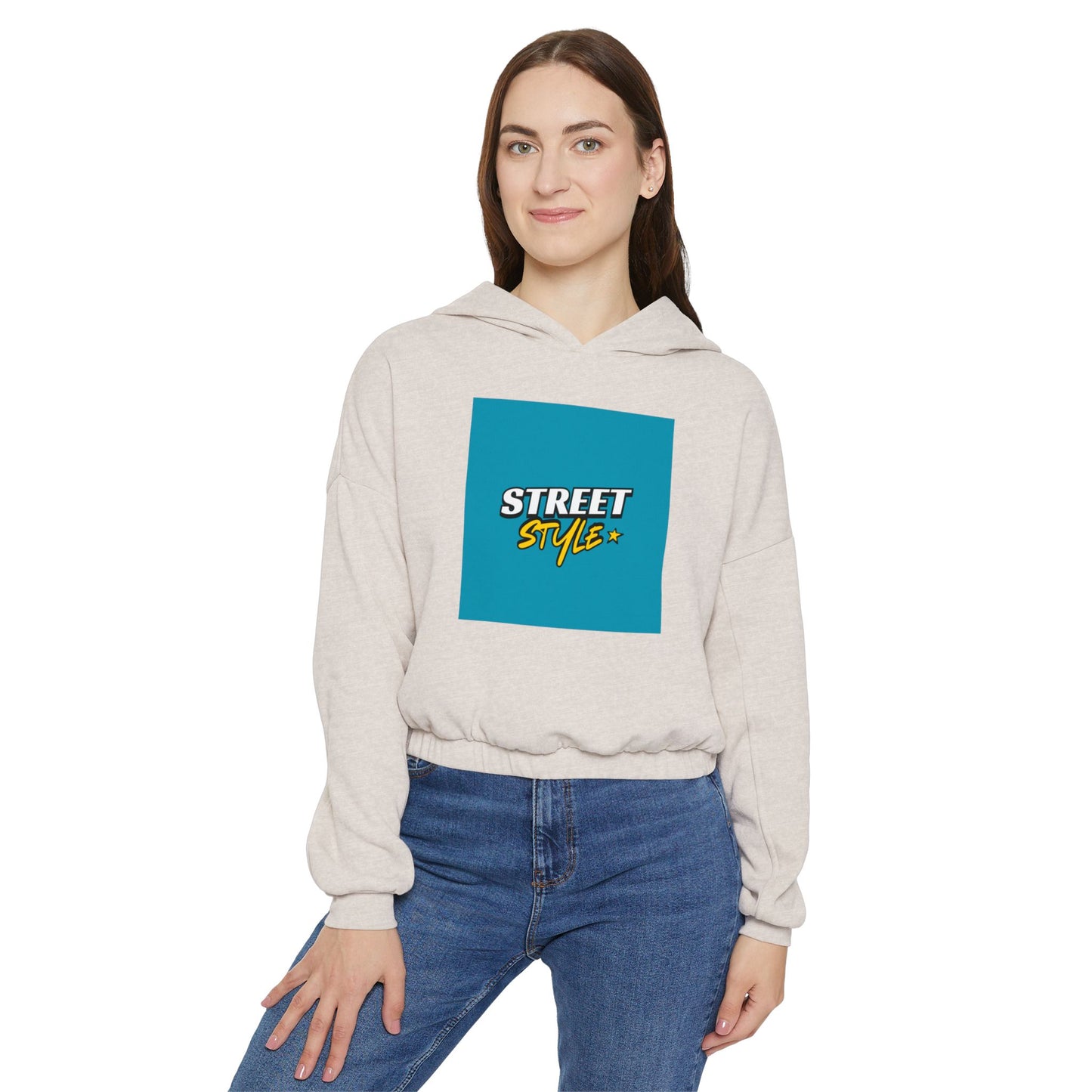 Stylish Women's Cinched Bottom Hoodie, Trendy Streetwear, Casual Outfit, Everyday Comfort, Unique Gift Idea