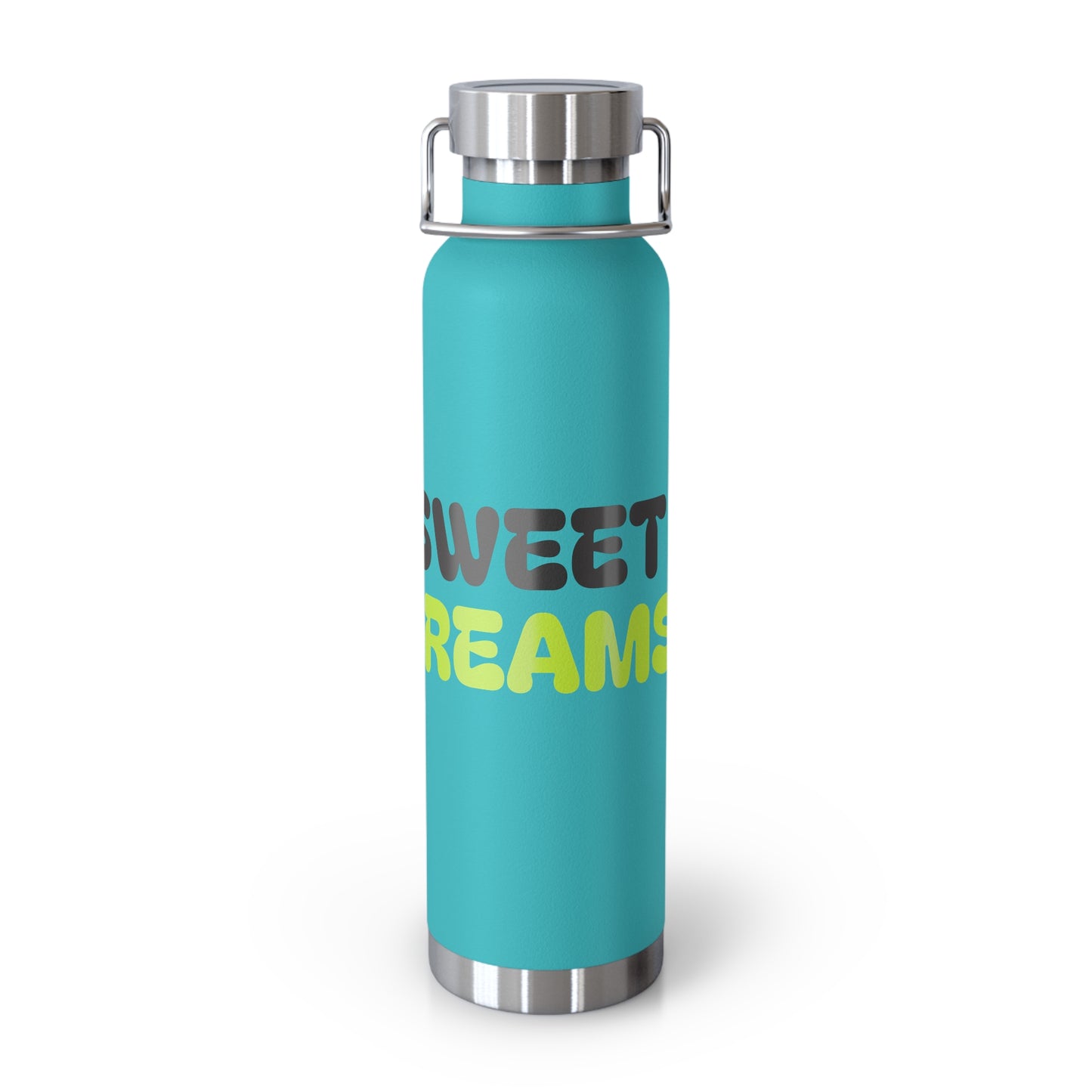 Sweet Dreams Insulated Water Bottle, 22oz Copper Flask, Travel Mug, Unique Gift, Fitness Accessory, Eco-Friendly Water Bottle