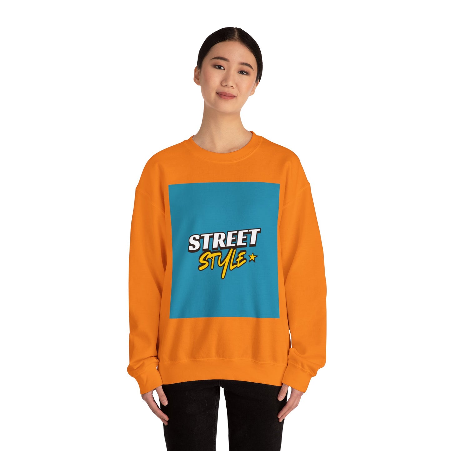 Street Style Unisex Crewneck Sweatshirt - Casual Wear, Streetwear Fashion, Gift for Him/Her, Fall/Winter Style, Trendy Apparel