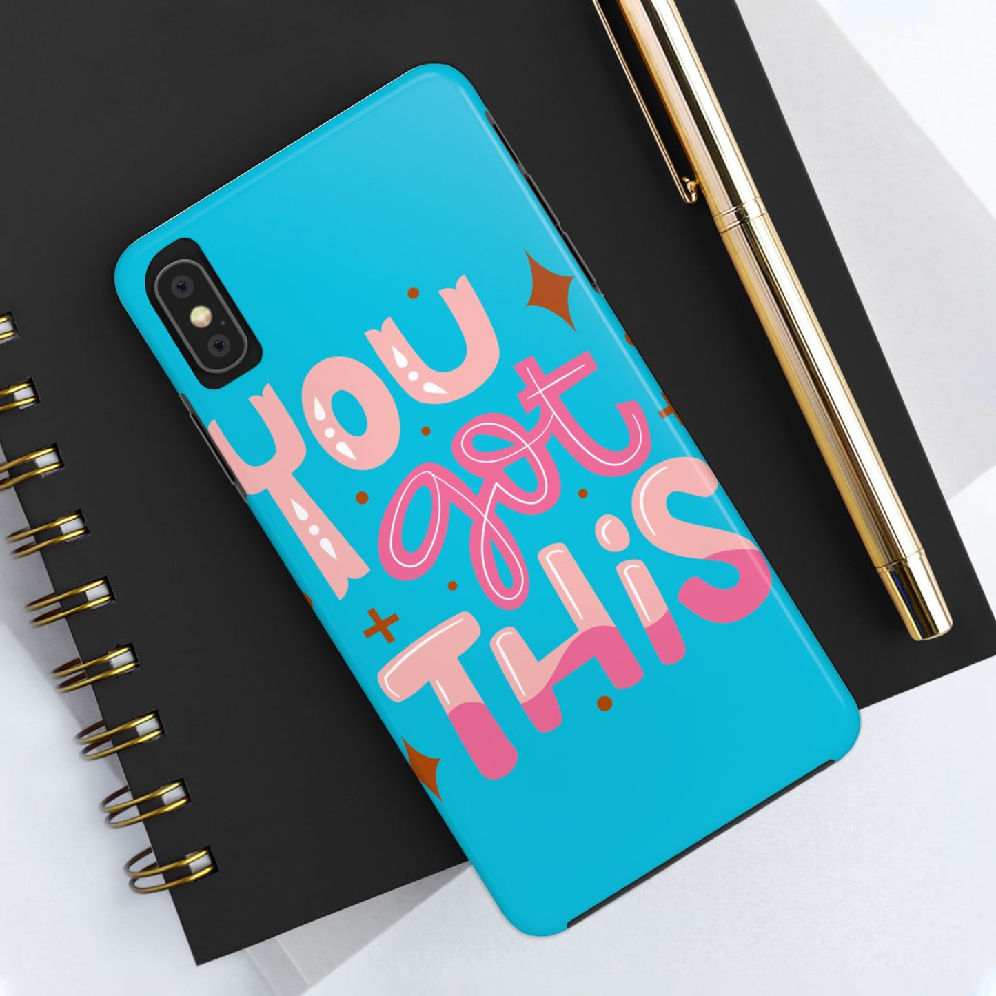 Motivational Phone Cases - You Got This, Cute Phone Covers, Inspirational Gifts, Colorful Tech Accessories, Affirmation Merchandise