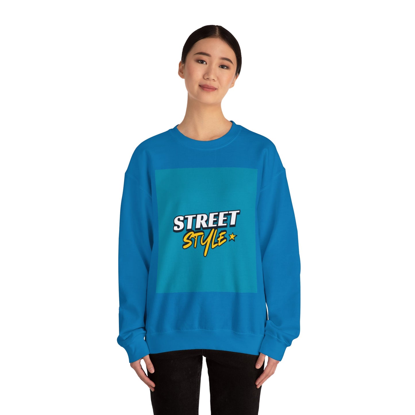 Street Style Unisex Crewneck Sweatshirt - Casual Wear, Streetwear Fashion, Gift for Him/Her, Fall/Winter Style, Trendy Apparel
