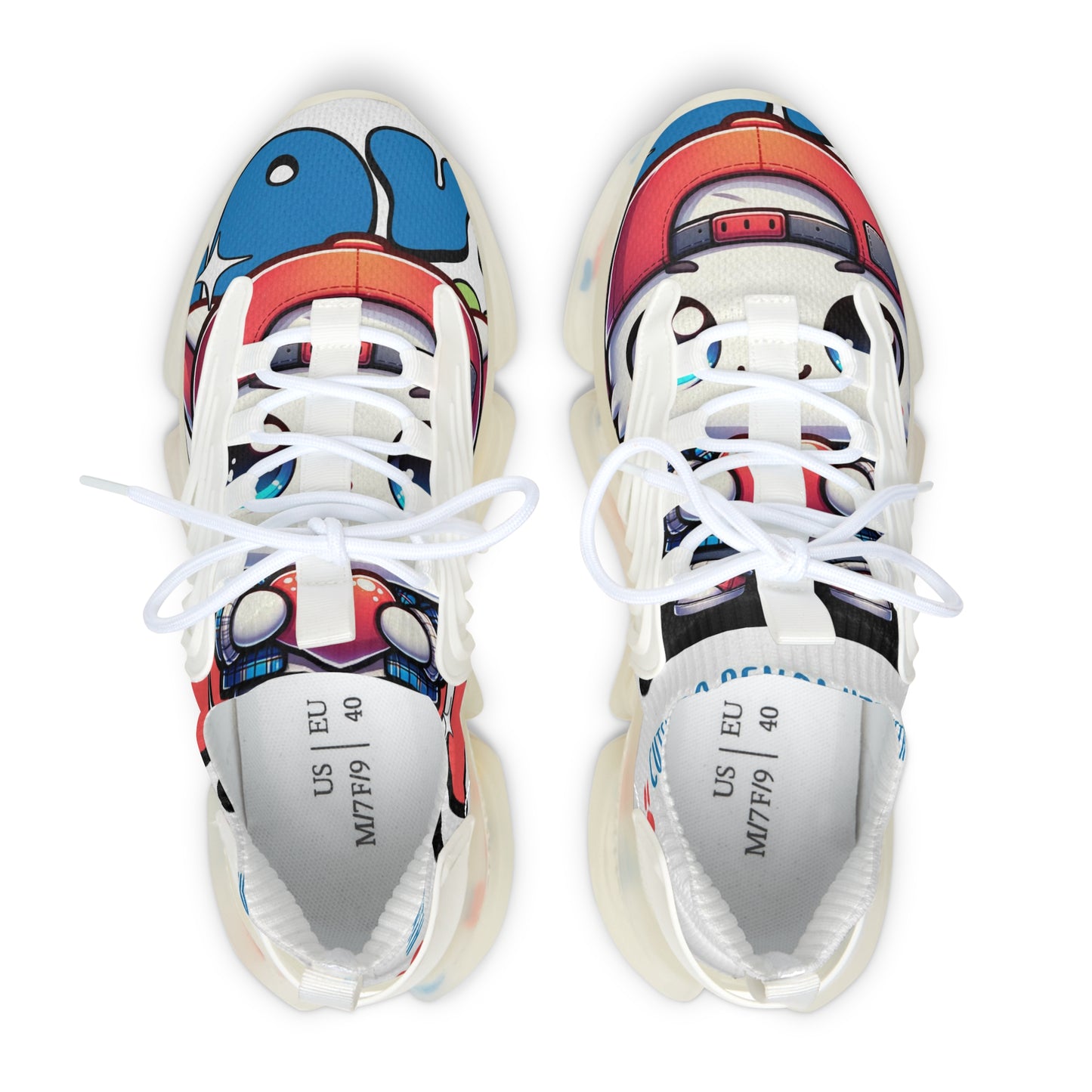 Colorful Women's Mesh Sneakers, Trendy Sneakers for Fashion Lovers, Casual Footwear for Everyday Style, Unique Artistic Sneakers, [...]