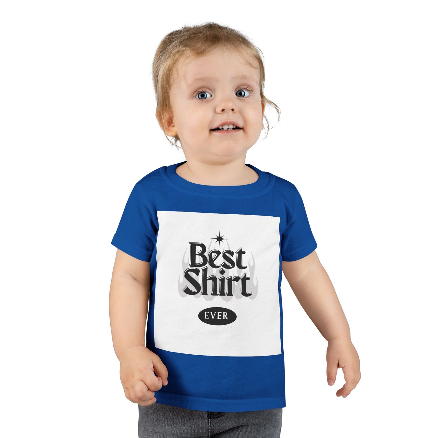 Toddler T-Shirt - "Best Shirt Ever" Graphic Tee, Cute Kid's Apparel, Gift for Birthdays, Family Gatherings, Playtime Wear, Everyday Comfort