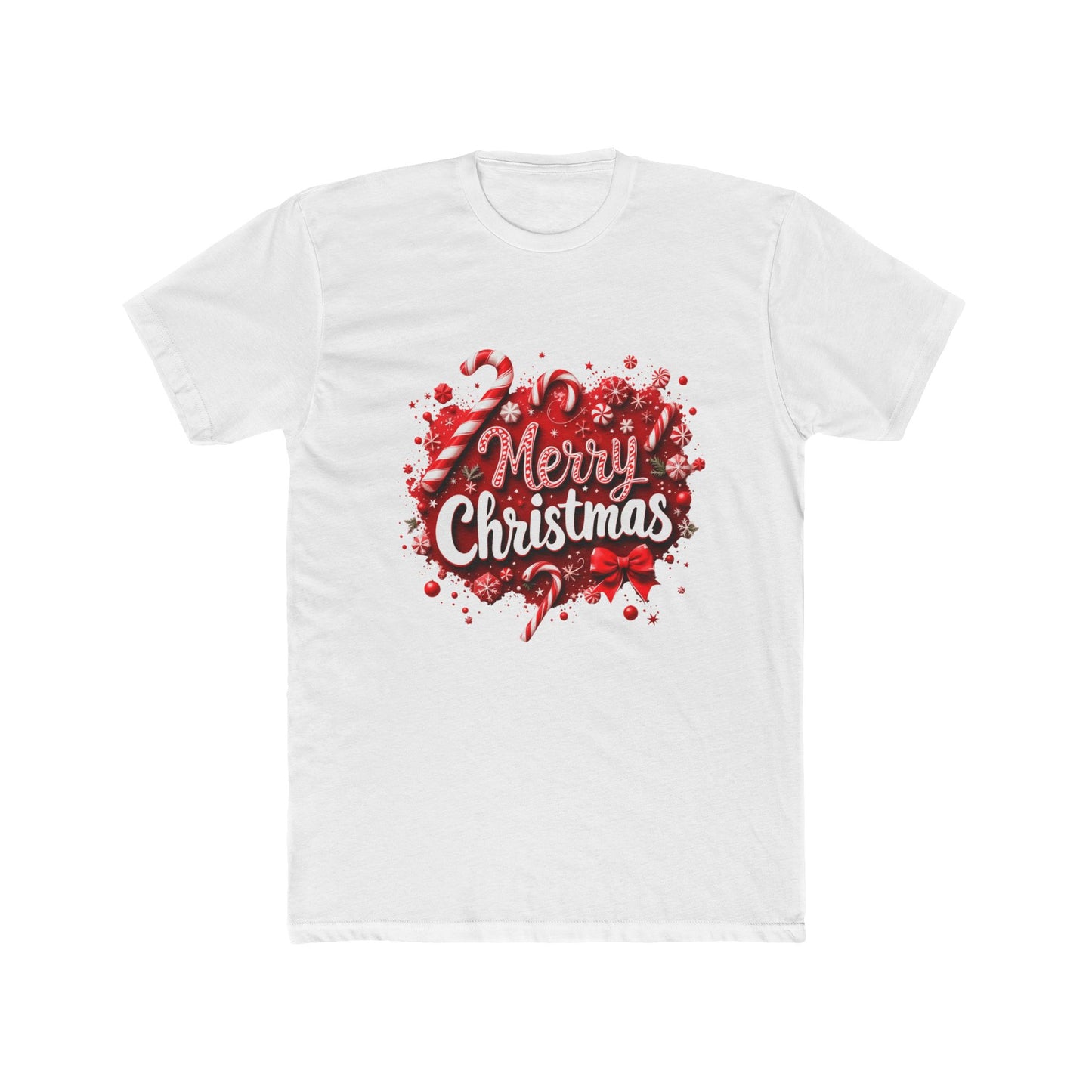 Merry Christmas Candy Cane Holiday T-Shirt