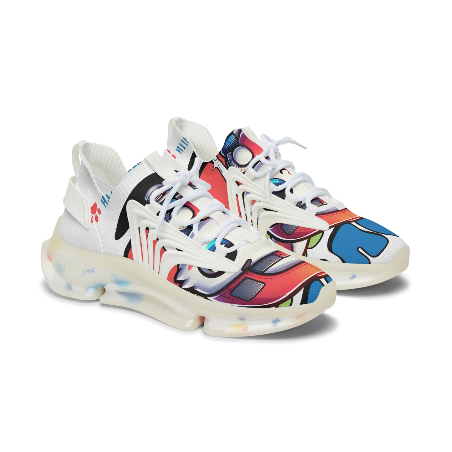 Colorful Women's Mesh Sneakers, Trendy Sneakers for Fashion Lovers, Casual Footwear for Everyday Style, Unique Artistic Sneakers, [...]