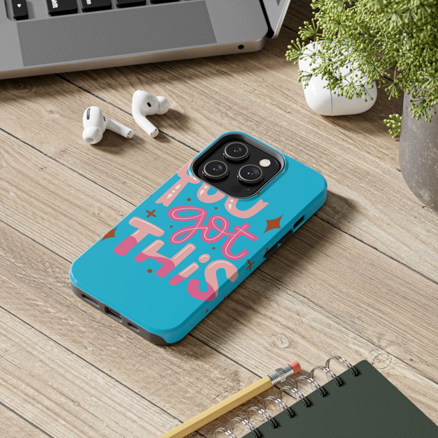 Motivational Phone Cases - You Got This, Cute Phone Covers, Inspirational Gifts, Colorful Tech Accessories, Affirmation Merchandise