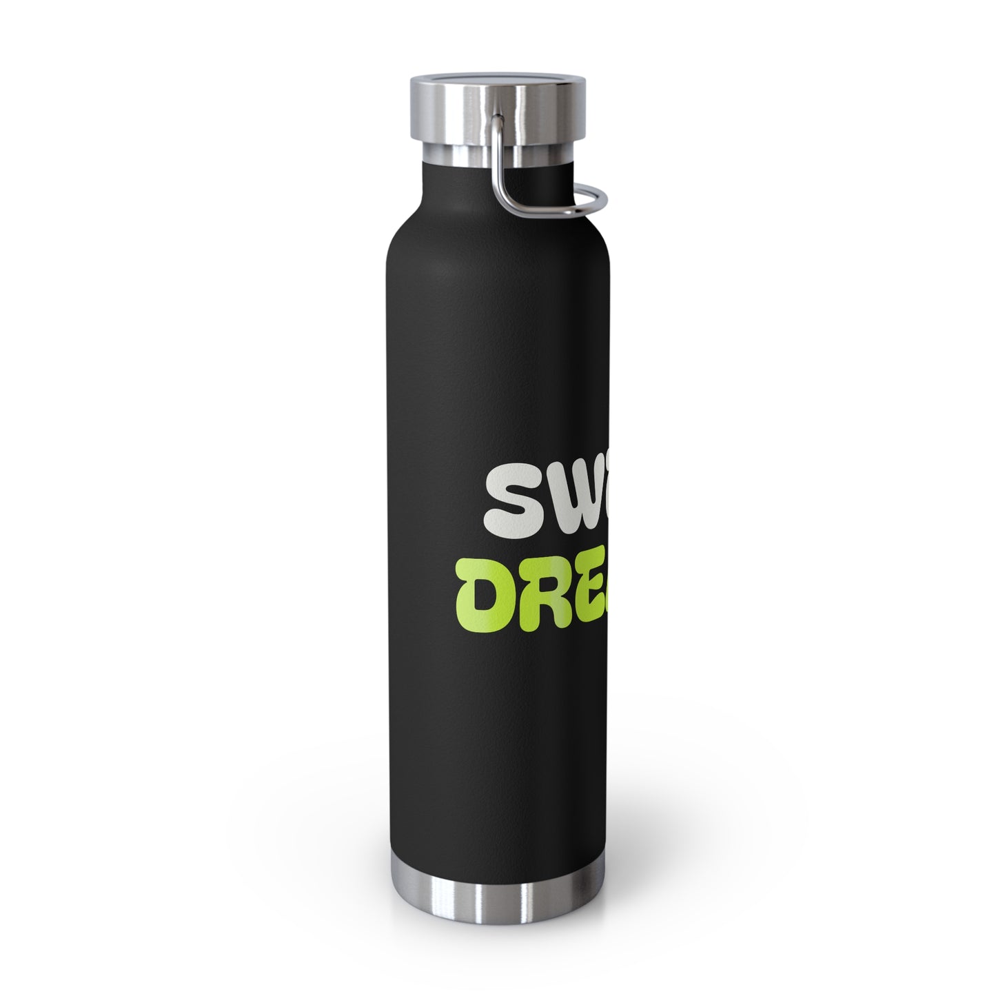 Sweet Dreams Insulated Water Bottle, 22oz Copper Flask, Travel Mug, Unique Gift, Fitness Accessory, Eco-Friendly Water Bottle