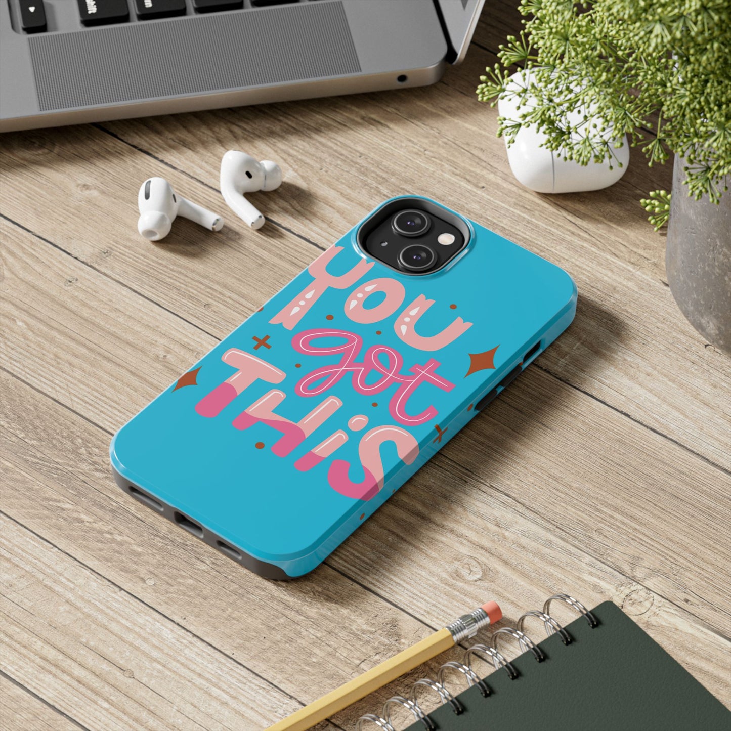 Motivational Phone Cases - You Got This, Cute Phone Covers, Inspirational Gifts, Colorful Tech Accessories, Affirmation Merchandise