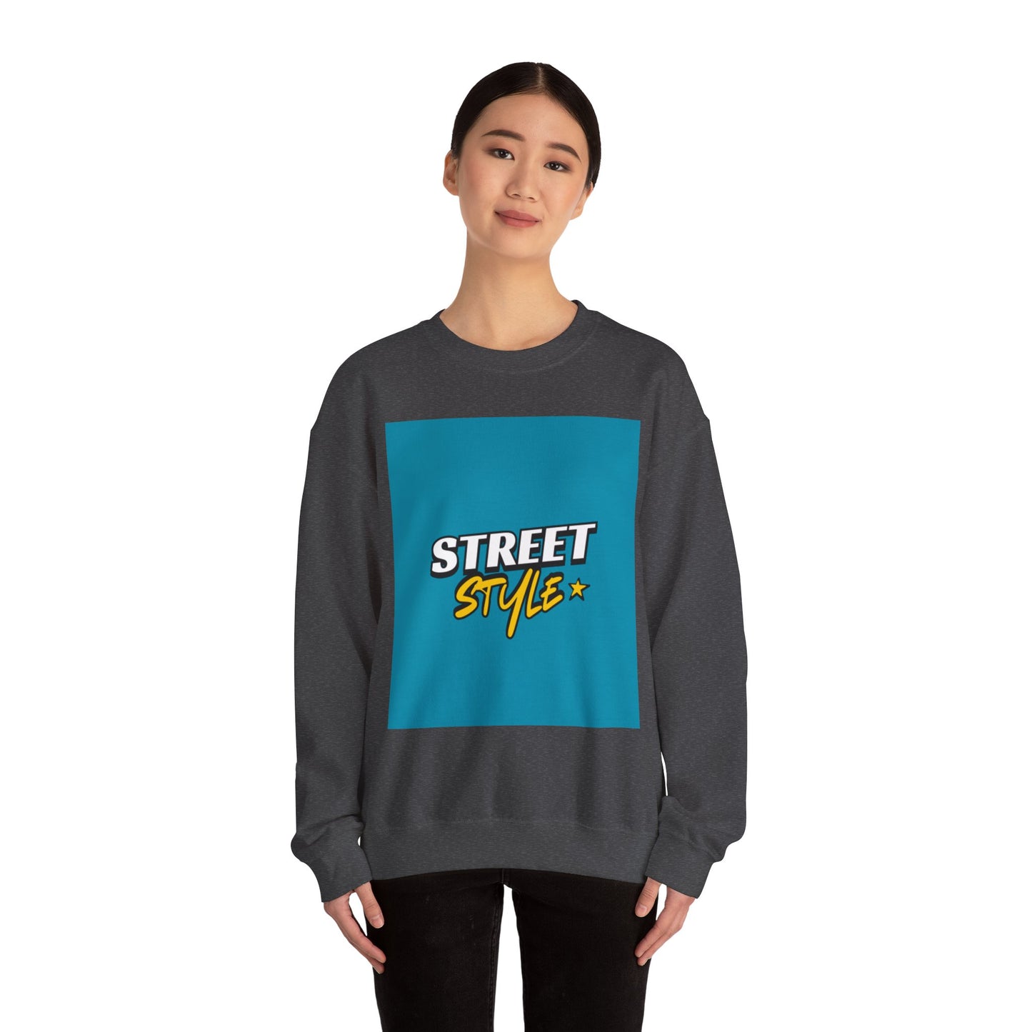 Street Style Unisex Crewneck Sweatshirt - Casual Wear, Streetwear Fashion, Gift for Him/Her, Fall/Winter Style, Trendy Apparel