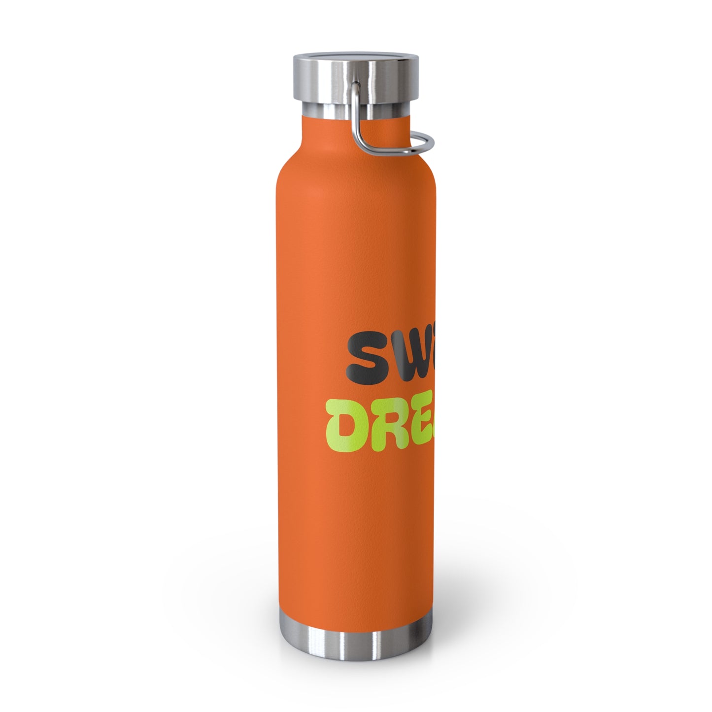 Sweet Dreams Insulated Water Bottle, 22oz Copper Flask, Travel Mug, Unique Gift, Fitness Accessory, Eco-Friendly Water Bottle