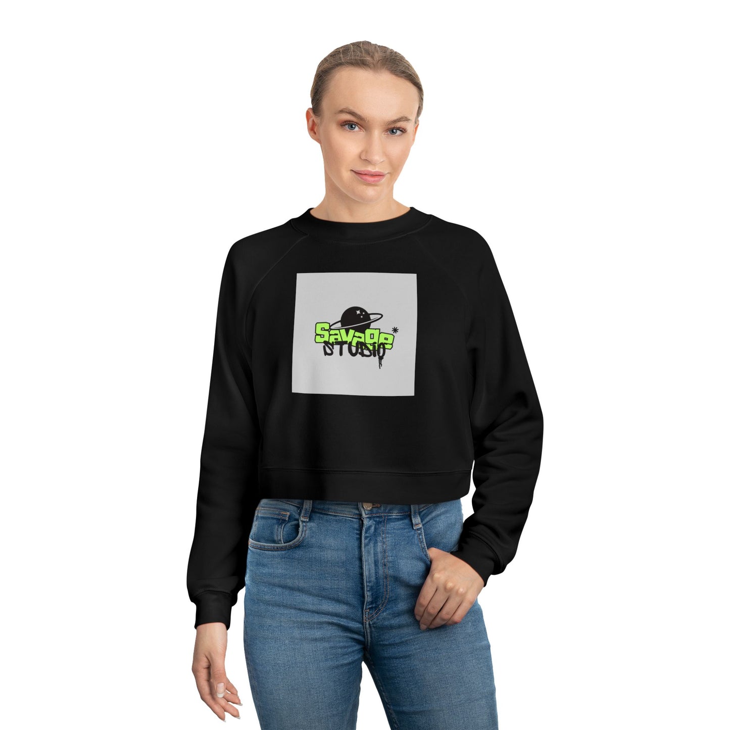 Women's Cropped Fleece Pullover | Cozy Street Style, Casual Summer Layers, Trendy Sweatshirt, Perfect for Parties or Lounging