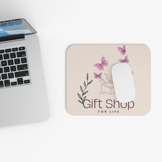 Charming Butterfly Mouse Pad, Desk Accessories, Gift for Her, Office Decor, Eco-Friendly Home Office