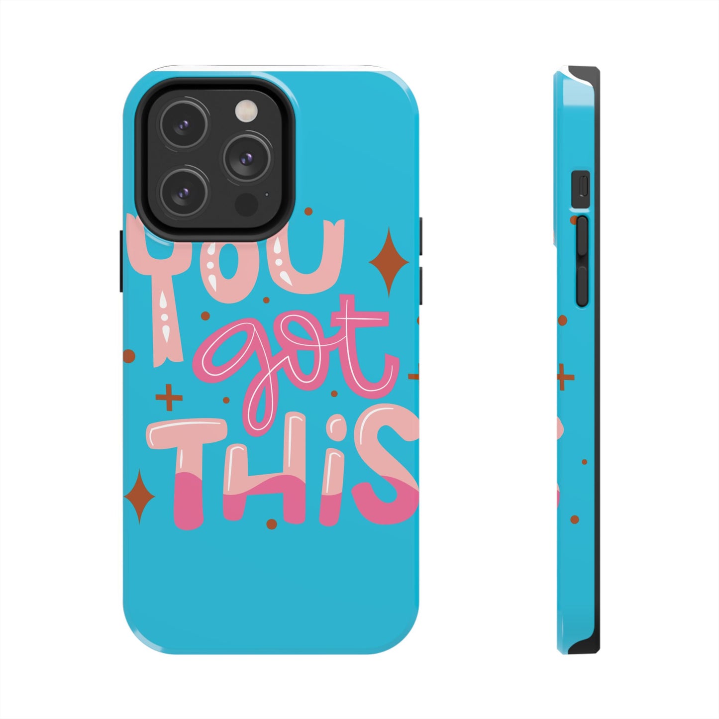 Motivational Phone Cases - You Got This, Cute Phone Covers, Inspirational Gifts, Colorful Tech Accessories, Affirmation Merchandise