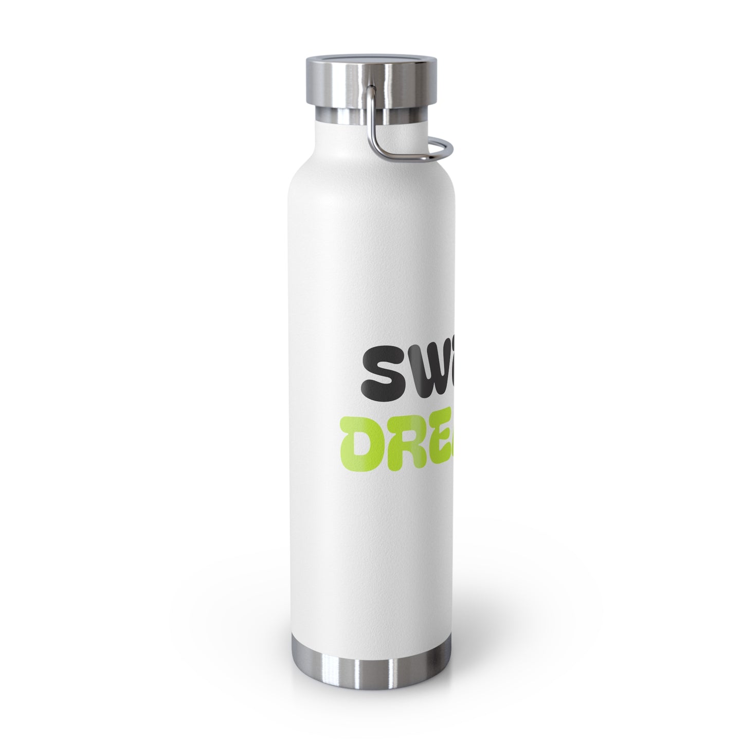 Sweet Dreams Insulated Water Bottle, 22oz Copper Flask, Travel Mug, Unique Gift, Fitness Accessory, Eco-Friendly Water Bottle